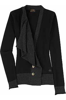 Vivienne Westwood Anglomania Jabot front cardigan
