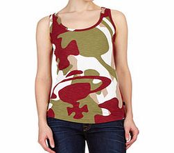 Vivienne Westwood Anglomania Saturday cotton camouflage vest