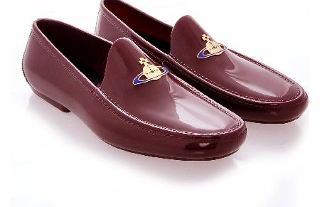 Vivienne Westwood Aubergine Plastic Orb Loafer