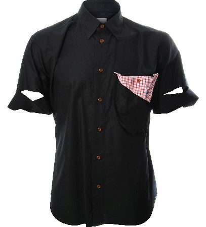 Vivienne Westwood Black Contrast Pocket Shirt