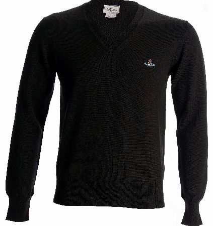 Vivienne Westwood Classic Chest Orb Jumper Black