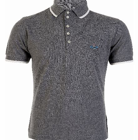 Vivienne Westwood Classic Contrast Trim Polo Grey