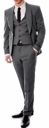 Vivienne Westwood Insert Waistcoat Suit Look Grey