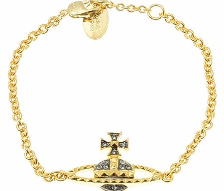 Vivienne Westwood Mini Bas Relief Gunmetal Gold