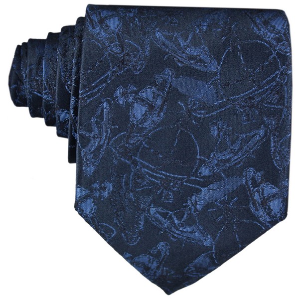 Vivienne Westwood Navy Orb Cravatta Tie by