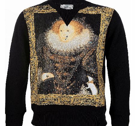 Vivienne Westwood Queen Elizabeth Sweatshirt Black