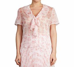 Vivienne Westwood Red Label Tudor Garden white pussy bow blouse