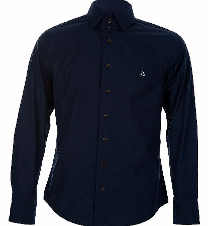 Vivienne Westwood Three Button Navy Shirt
