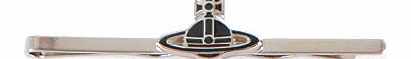 Vivienne Westwood Tie Clip Black Enamel
