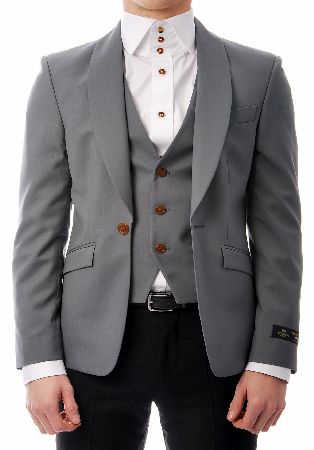 Vivienne Westwood Waistcoat Insert Blazer Grey