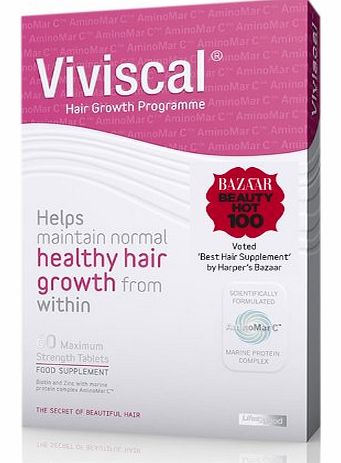 Viviscal Maximum Strength Hair Growth Programme - 60 tablets (1 month supply)
