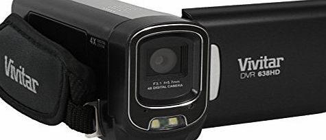Vivitar Compact HD Camcorder Digital Video Camera Vivitar DVR638HD (Black)