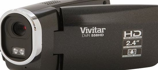 Vivitar DVR558 HD in Black with 4x Digital Zoom, HD Videos and Touch Screen