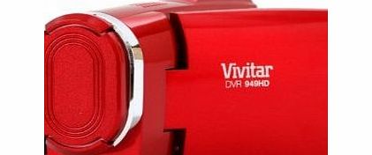 Vivitar DVR949HD-RED 12.1MP Full HD Digital Camcorder Video Camera with 2.7-Inch LCD Screen