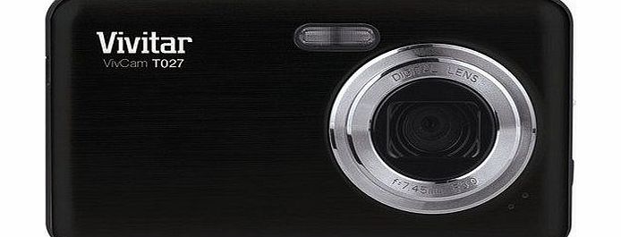 Vivitar ViviCam T027 12MP Digital Camera - Black (HD, 12.1 Mega Pixels, 2.7`` Screen)