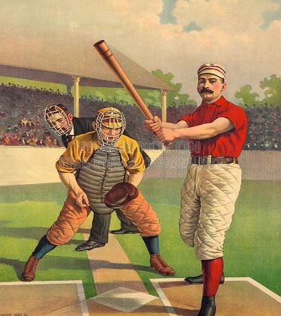 Vivo SPORT BASEBALL CULTURAL VINTAGE USA VINTAGE REPRO 24x18 INCH (61x46 Cms) POSTER ART PRINT 900PYLV