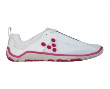 Vivobarefoot Evo Ladies Running Shoes White/Pink