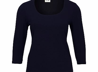 Viyella 3/4 Sleeve Undersuiter, Navy