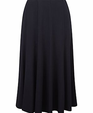 Viyella Jersey Skirt, Navy