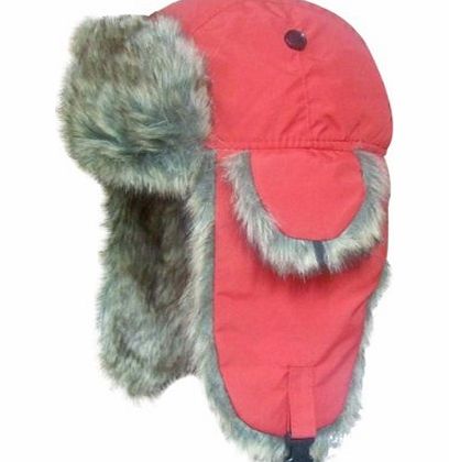 VIZ SUPERB QUALITY UNISEX WATERPROOF TRAPPER HAT AVAILABLE IN 7 COLOURS (RED)