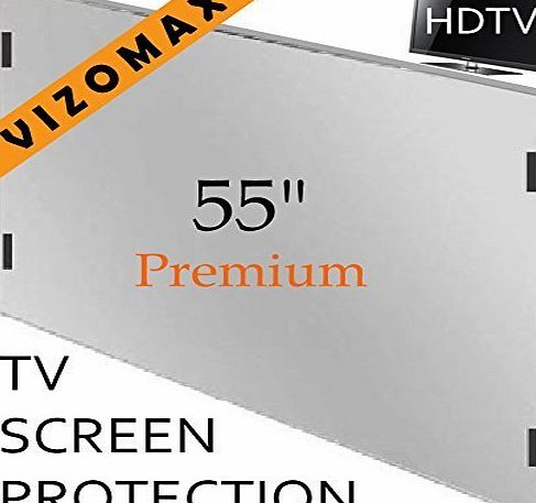 Vizomax 55 inch Vizomax TV Screen Protector for LCD, LED or Plasma HDTV