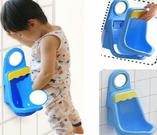 Vktech Children Potty Toilet Training Kids Urinal Plastic for Boys Pee with 4 Suction