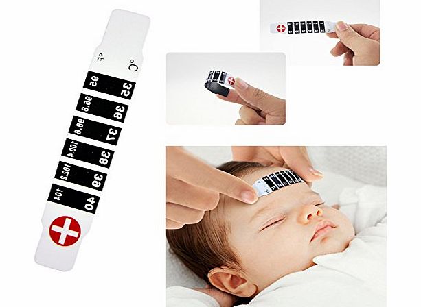 Vktech Forehead Thermometer Strip Fever Cold Baby Child Adult Test Temperature