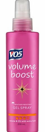 VO5 Volume Boost Hair Styling Gel Spray - 200 ml