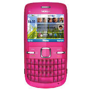 VODAFONE Nokia C3 Hot pink