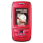 Samsung E250 Mobile Phone Pink