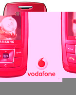 SAMSUNG E250 Pink Vodafone ANY NET PAY AS YOU TALK