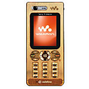 Vodafone Sony Ericsson W880i Mobile Phone Gold