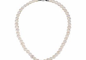 0.9cm Lulu white pearl necklace