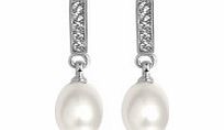 Vogue 1cm Jasmine freshwater pearl earrings