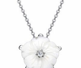 24mm shell pearl and crystal necklace