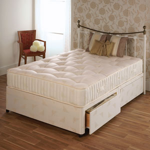 Vogue Silver 800 2FT 6` Sml Single Divan Bed