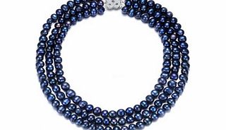 Vogue Viola freshwater pearl and crystal necklace