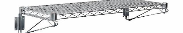 Vogue Wire Wall Shelf - 910 x 360mm.