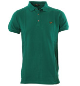 Alpine Green Pique Polo Shirt(New