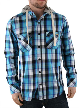 Voi Jeans Aqua/Black Rock Detachable Hooded