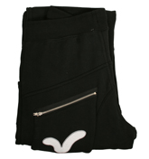 Black and White Jogging Bottoms