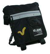 Voi Jeans Black Oversized Pouch Bag