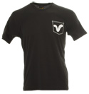 Voi Jeans Black T-Shirt with False Pocket Design