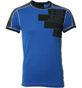Blue T-Shirt with Large Logo