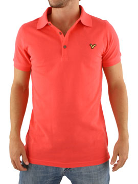 Voi Jeans Bright Pink Pique Polo Shirt