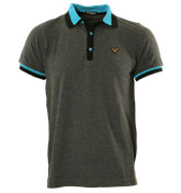 Voi Jeans Charcoal Marl Polo Shirt (New Justin)