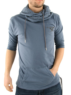 Voi Jeans China Blue Cliff Cowl Neck T-Shirt