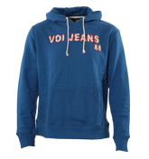 Voi Jeans Cobalt Blue Hooded Sweatshirt (Iron)