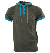 Voi Jeans Grey Hooded T-Shirt (Victory)