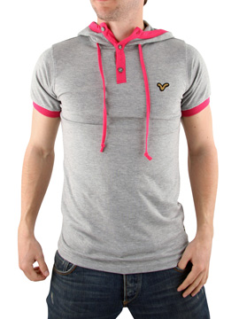 Voi Jeans Grey Score Victorious Hooded T-Shirt